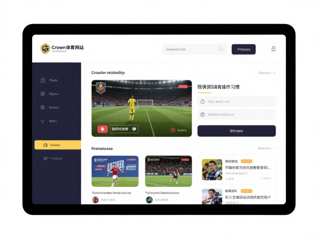一个优秀的体育平台离不开简洁易用的操作体验。皇冠体