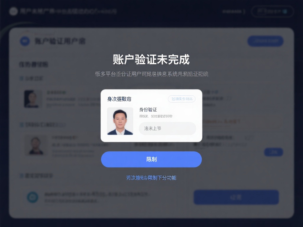账户验证未完成：许多平台要求用户在首次提现前完成身