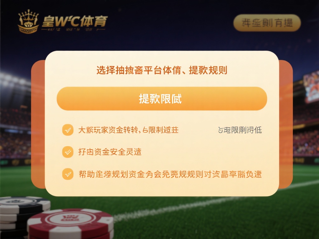 在选择博彩平台时，提现限额直接关系到资金的安全与灵